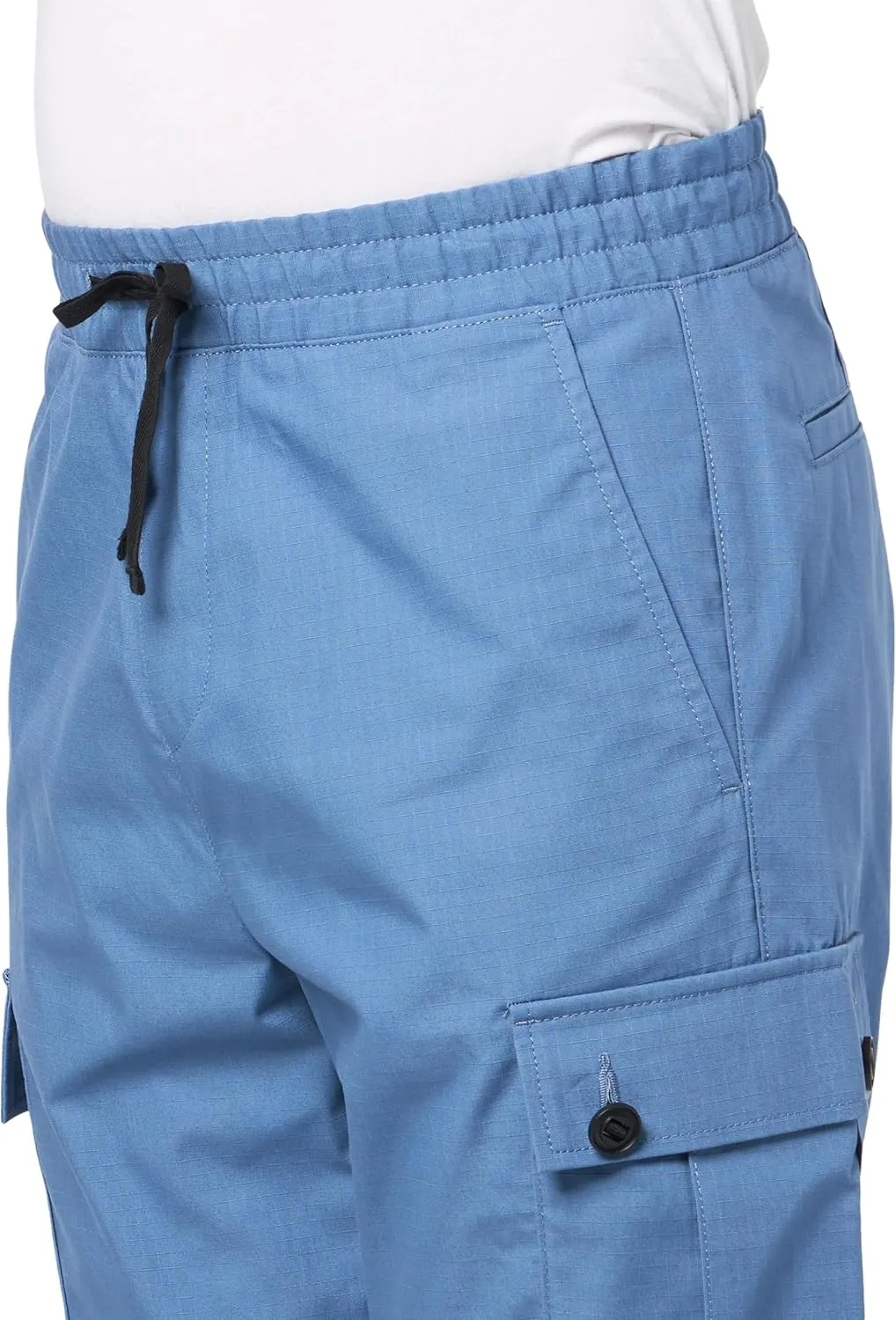 HUGO Men's Cotton Rip Stop Cargo Pocket Joggers