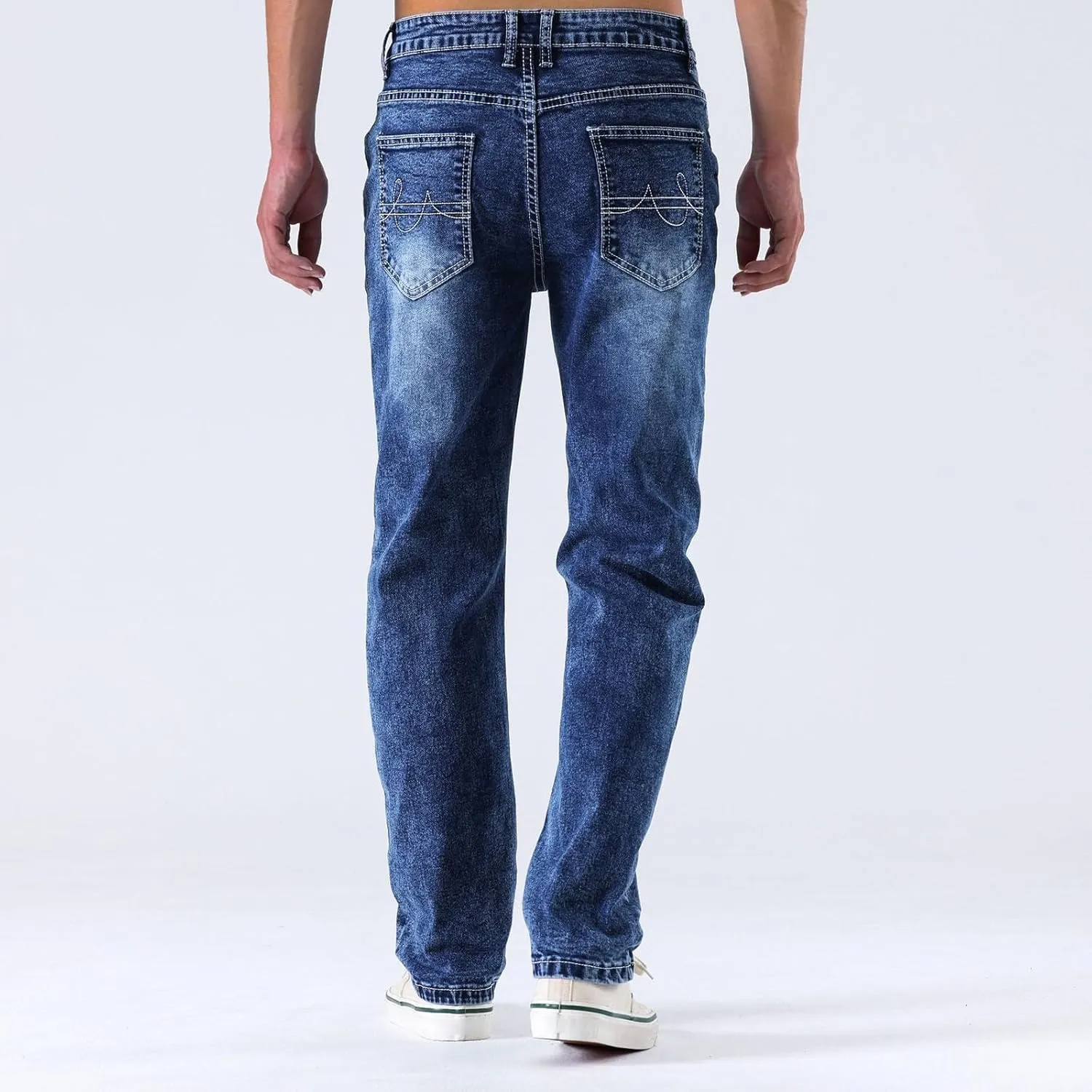 Jeans for Men Relaxed Fit Street Sharpened Jeans Jean Men Relax Fit Jeans for Men Big and Tall Relax Fit Jeans for