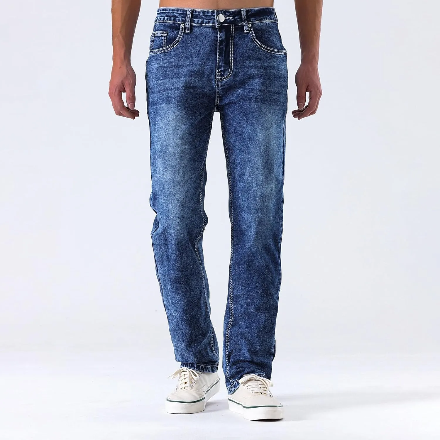 Jeans for Men Relaxed Fit Street Sharpened Jeans Jean Men Relax Fit Jeans for Men Big and Tall Relax Fit Jeans for