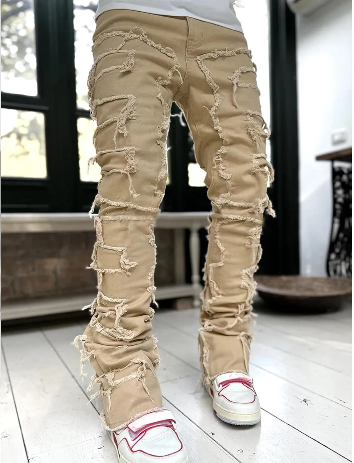 Jeans for Men Relaxed Fit Street Sharpened Jeans Jean Men Relax Fit Jeans for Men Big and Tall Relax Fit Jeans for