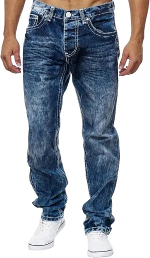 Jeans for Men Relaxed Fit Street Sharpened Jeans Jean Men Relax Fit Jeans for Men Big and Tall Relax Fit Jeans for