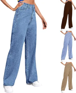 Jeans Women Sweatpants That Look Like Jeans 2025 Boyfriend Jeans Sweatpant Jeans High Waisted with Pockets Denim Pants