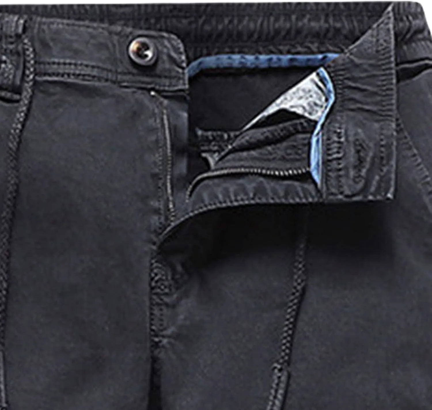 JEShifangjiusu Men's Relaxed Fit Straight Leg Cargo Pant Lightweight Cotton Outdoor Military Trousers Stretch Cotton Pants