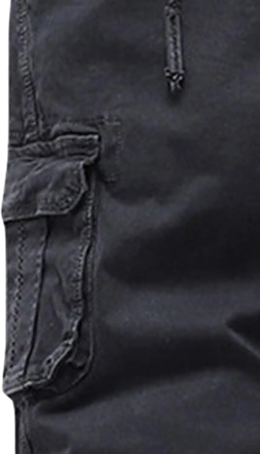 JEShifangjiusu Men's Relaxed Fit Straight Leg Cargo Pant Lightweight Cotton Outdoor Military Trousers Stretch Cotton Pants
