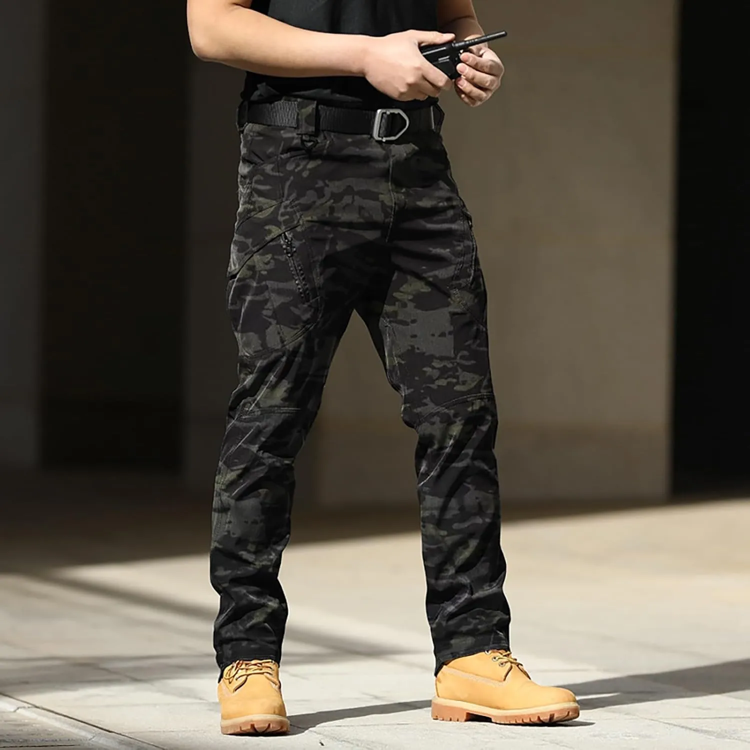 Jogger Activewear Pants Security Uniform Pants for Men Workout Sets for Gym Big Tall Casual Pant Breathable Pant