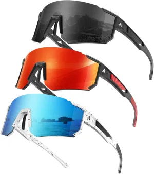 KALIYADI Polarized Youth Baseball-Sunglasses Kids-Sunglasses: Boys Girls Sports Cycling Running Age 3-12 UV400 Protection