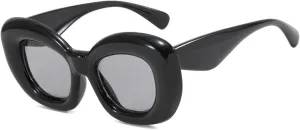 Large Size Cat Eye Sunglasses for Women Fashion Sunshade Mirror Outdoors Thicken Candy Color Eyeglass Uv400
