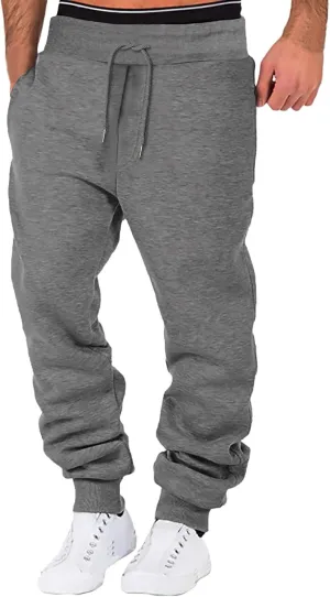 LCMTWX Cargo Pants for Men Casual Jogging Sports Elastic with Pockets Men's Men's Pants Fleece Active Tech Joggers