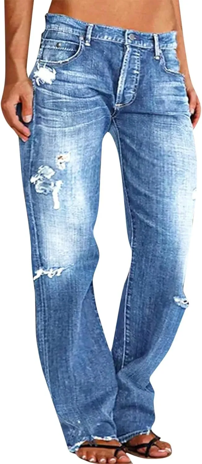 LCMTWX High Waisted Jeans for Women Pants Trousers Up Womens Casual Women's Jeans Skinny Jeans for Women Western Shirts