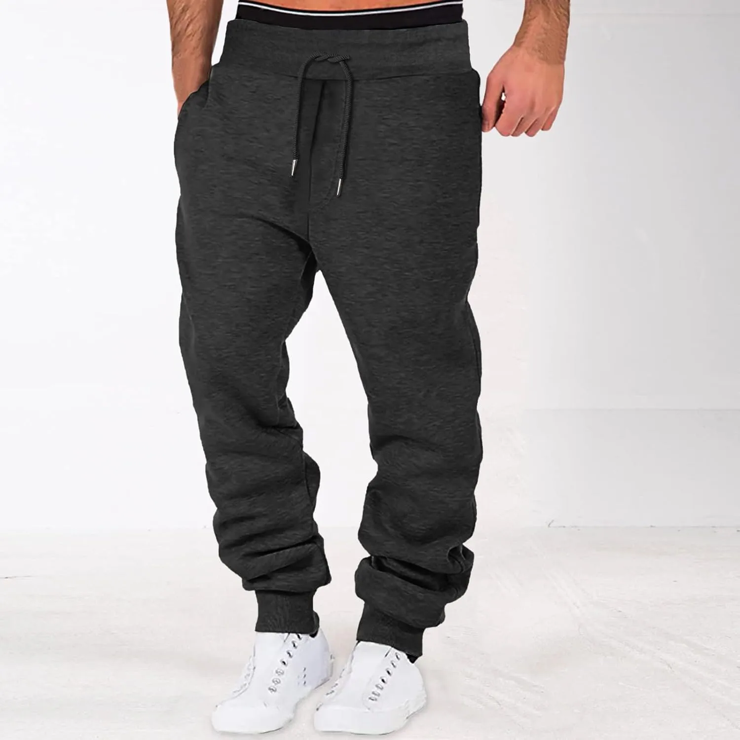 LCMTWX Joggers Pants Man Pants Casual Jogging Sports Elastic with Pockets Men's Men's Pants Joggers for Men Comfy Pants