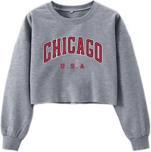 LovelyWholesale Women Graphic Crewneck Sweatshirts