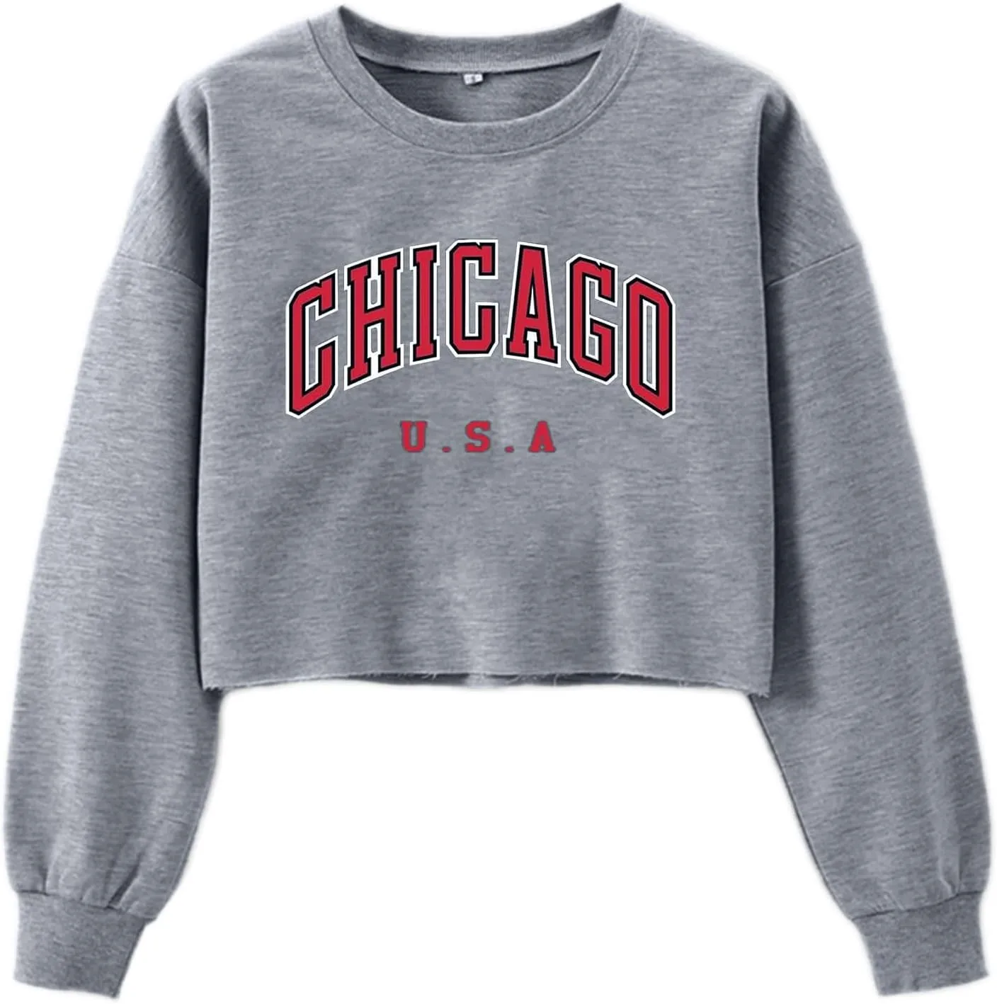 LovelyWholesale Women Graphic Crewneck Sweatshirts