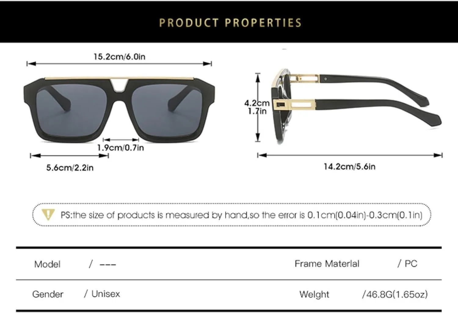 Luxury Classic Sunglasses Women for Men Male Trend Sun Glasses Fashion Vintage Punk Flat Top Shades