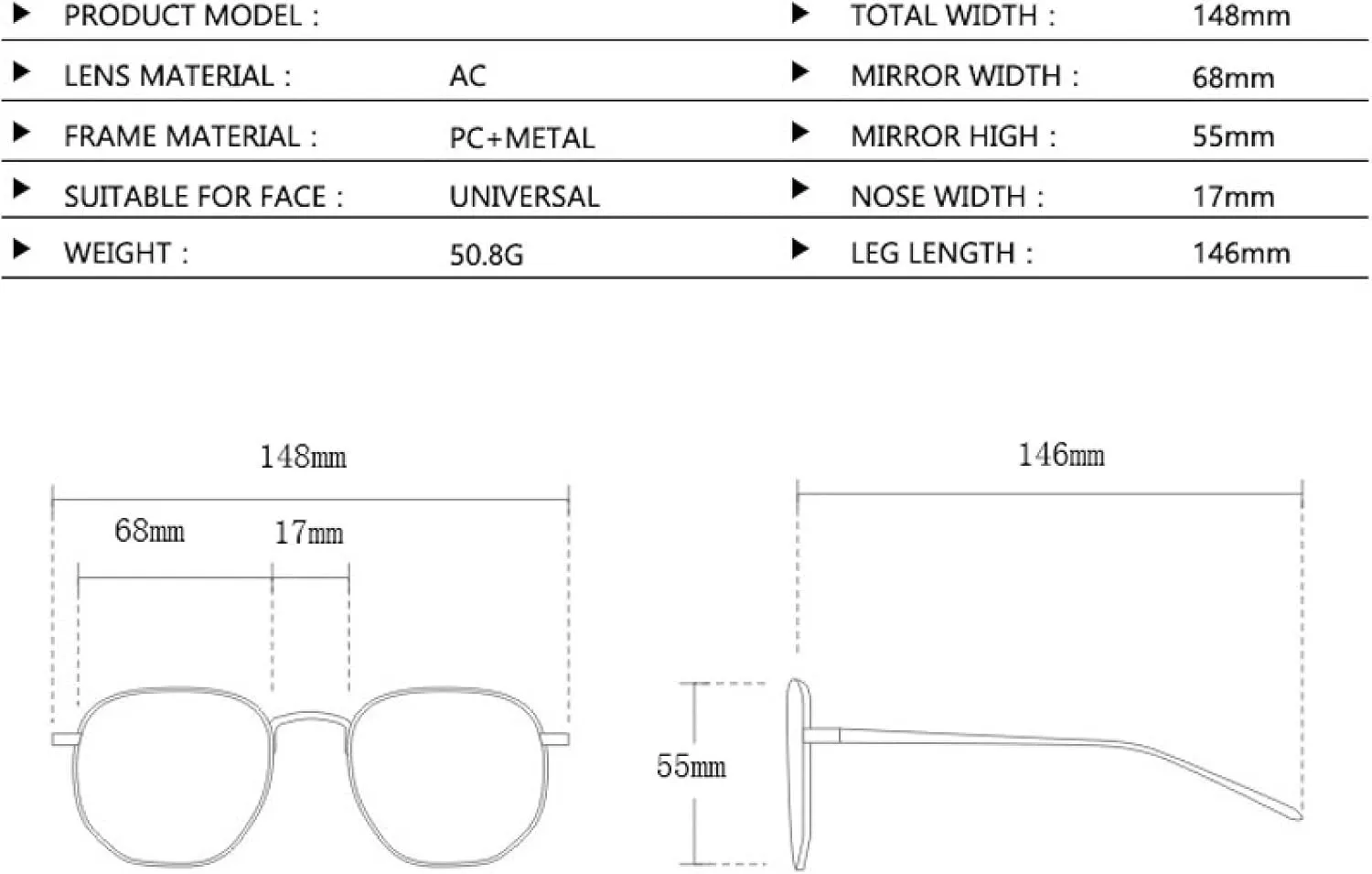 Luxury Oversized Metal Sunglasses Fashion Vintage Sunglasses Men Travel Female Eyewear Uv400