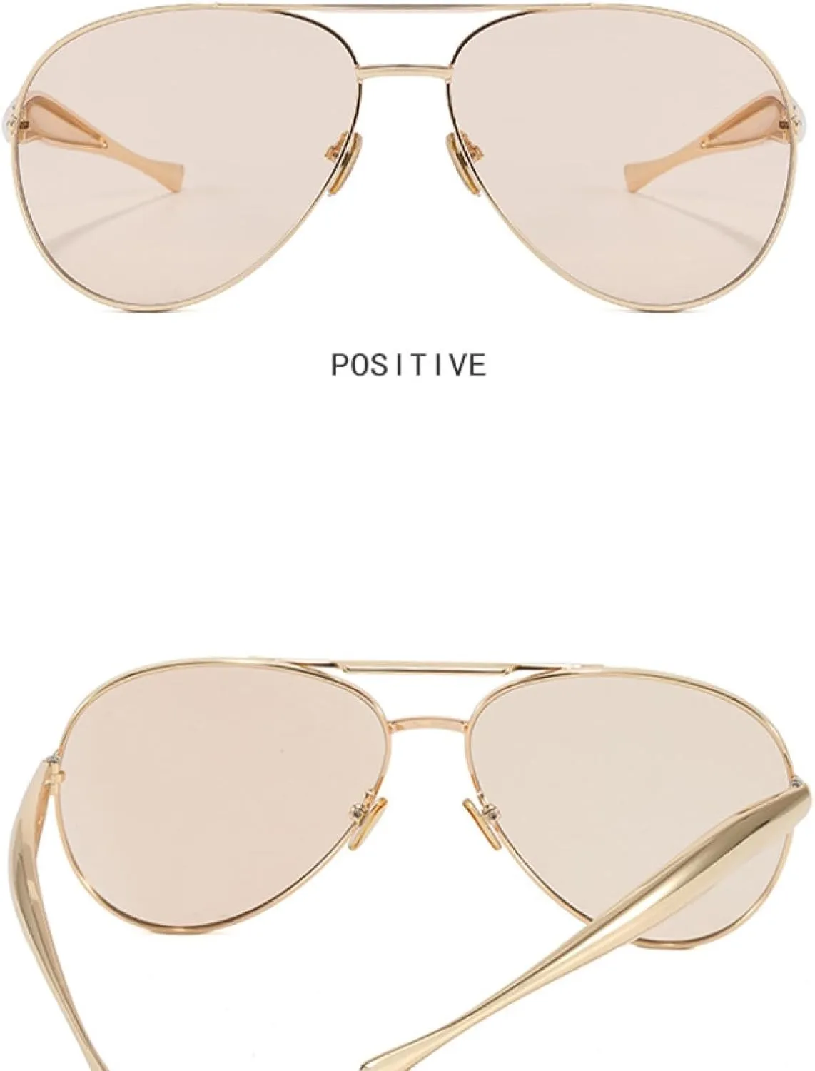 Luxury Oversized Metal Sunglasses Fashion Vintage Sunglasses Men Travel Female Eyewear Uv400