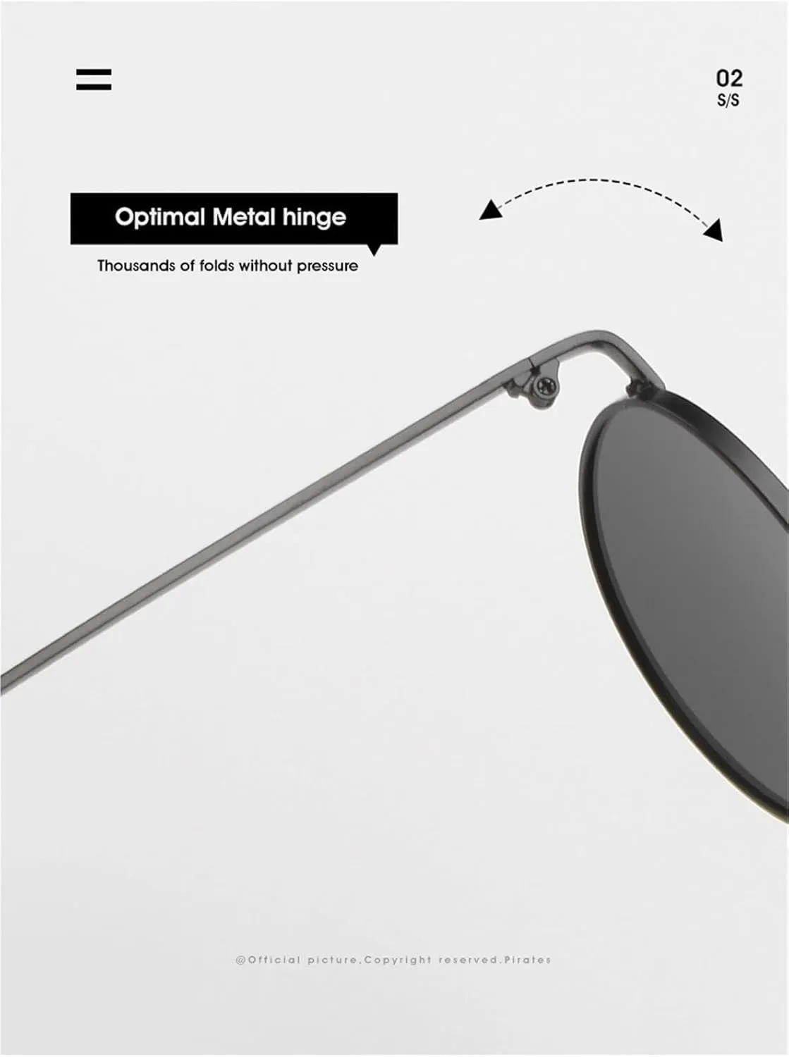 Men Metal Round Frame Shopping Sunglasses Driver Vacation Women Outdoor Sun Glasses