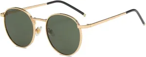 Men Metal Round Frame Shopping Sunglasses Driver Vacation Women Outdoor Sun Glasses