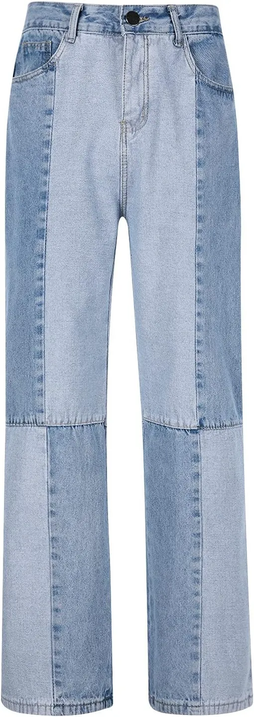 Men Slim Zipper Denim Jeans Mens Relaxed Fit Jeans for Men Jeans for Men Regular Relaxed Fit Jeans for Men Jeans
