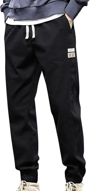 Men's Cargo Pants Cotton Casual Work Pant Lightweight Jogger Pant Outdoor Hiking Sweatpants Trousers Hiking Pants