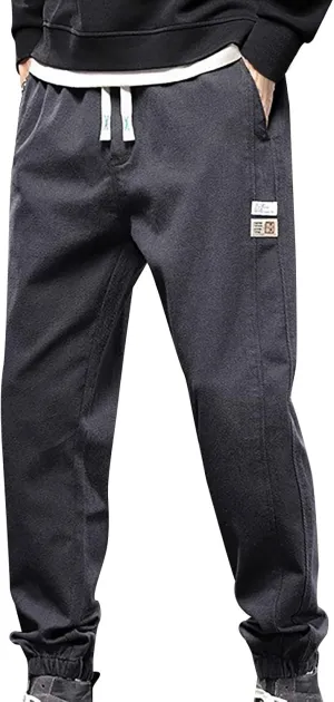 Men's Cargo Pants Cotton Casual Work Pant Lightweight Jogger Pant Outdoor Hiking Sweatpants Trousers Hiking Pants