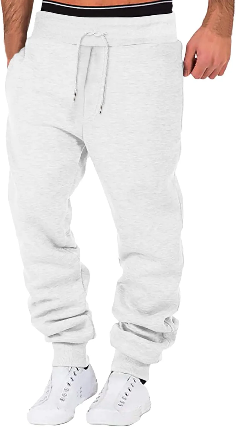 Mens Cargo Sweatpants Cool Thin Loose Cool Jogging Pants with Water Absorption Quick Active Athletic Workout