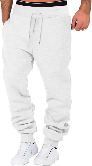 Mens Cargo Sweatpants Cool Thin Loose Cool Jogging Pants with Water Absorption Quick Active Athletic Workout