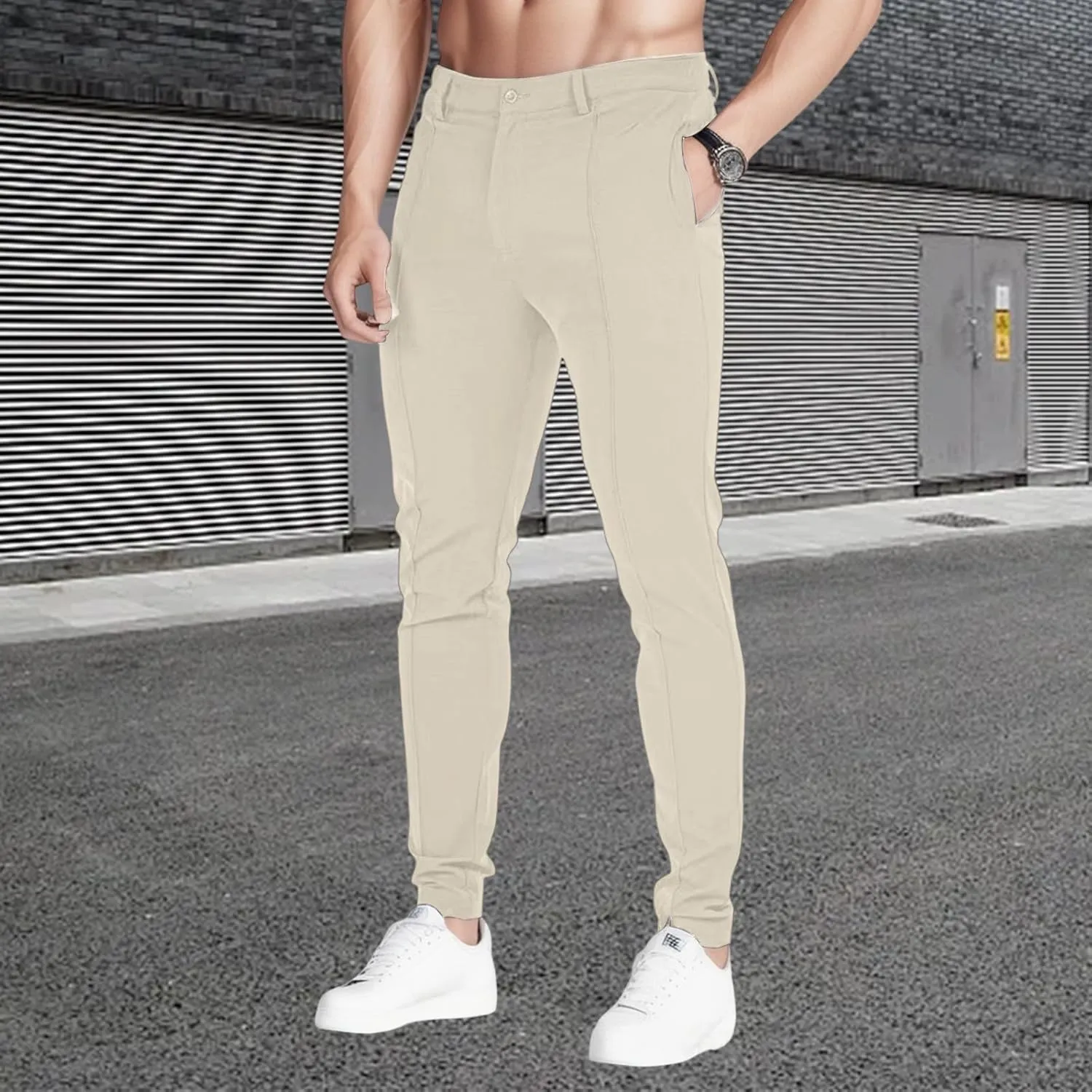 Mens Cargo Sweatpants Joggers Gym Running Cotton Pants Joggers Athletic Casual Workout Trousers with Pockets 2024