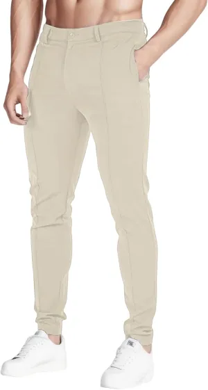 Mens Cargo Sweatpants Joggers Gym Running Cotton Pants Joggers Athletic Casual Workout Trousers with Pockets 2024