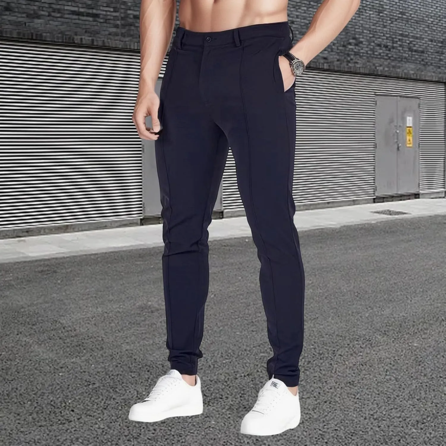 Mens Cargo Sweatpants Joggers Gym Running Cotton Pants Joggers Athletic Casual Workout Trousers with Pockets 2024
