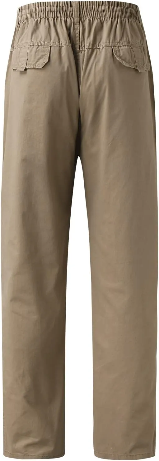 Men's Cotton Sweatpants Open Bottom Athletic Pants Running Training Jogging Gym Workout Trousers with Pockets