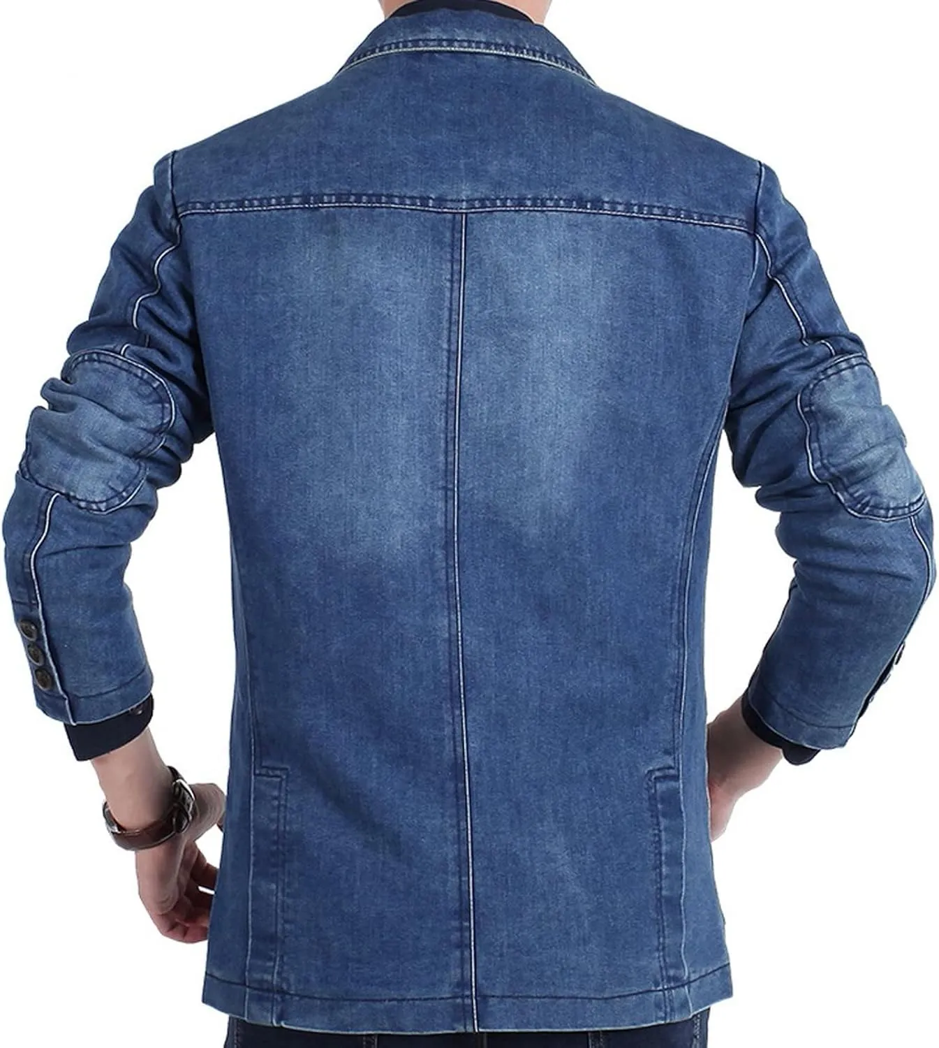 Men's Denim Jackets Destroyed Classic Vintage Slim Fit Ripped 2024 Fashion Trendy Trucker Jean Jackets men jacket
