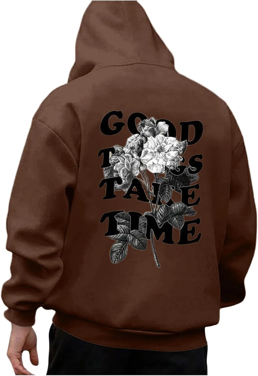 Mens Graphic Hoodies Skeleton Skull Oversized Sweatshirts Fall Long Sleeve Hoodies Pullover Winter Shirt With Pockets