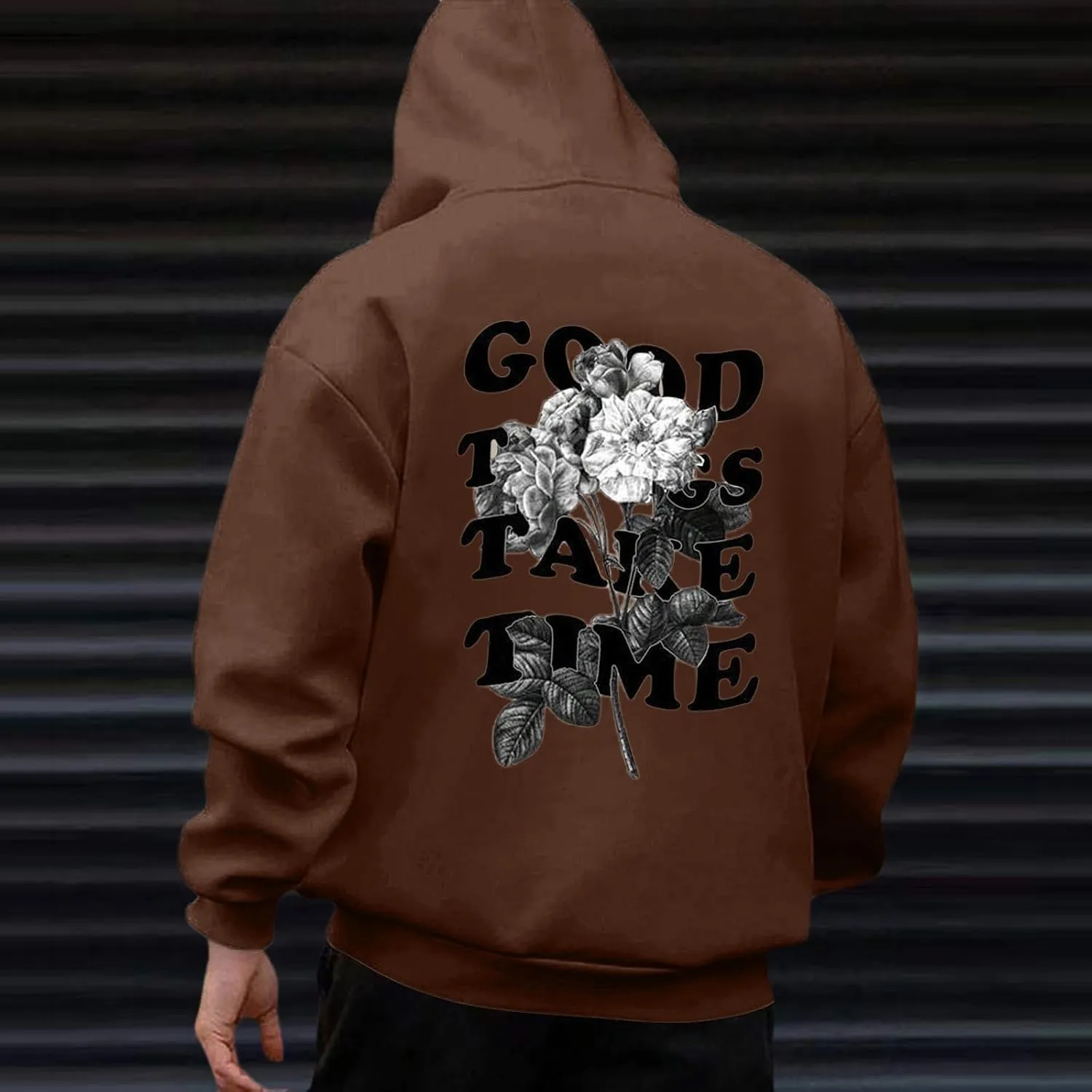 Mens Graphic Hoodies Skeleton Skull Oversized Sweatshirts Fall Long Sleeve Hoodies Pullover Winter Shirt With Pockets