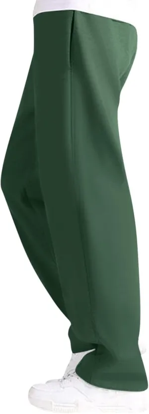 Men's Linen Casual Pants with Pockets, Elastic Waist Tapered Lightweight Summer Beach Pant Lounge Yoga Vacation Trouser