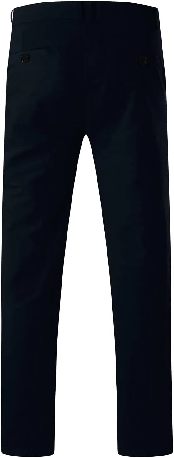 Men's Ripped Jeans Slim Fit Skinny Stretch Jeans Pants Button Zip Off Comfy Denim Pants Slim Fit Tapered Leg Trouser