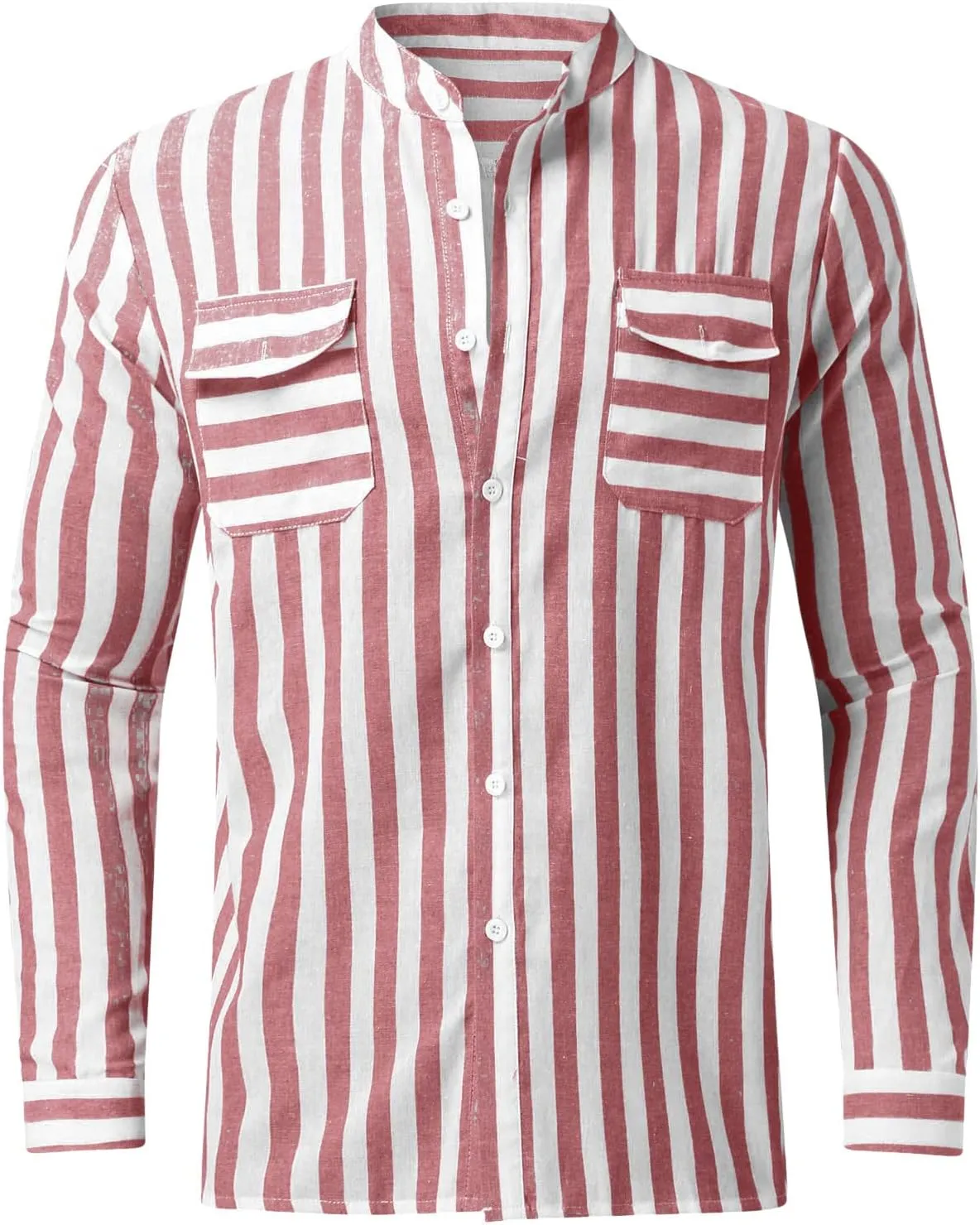 Mens Shirts Men's Casual Fashion Long Sleeve Dress Shirt Button Down Shirts Regular-Fit Slim-fit Work Shirt