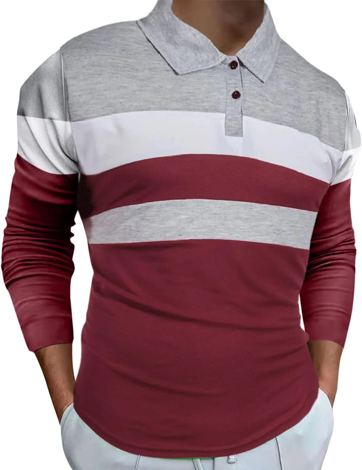 Mens Shirts Regular-Fit Poplin Shirt Casual Ultra Cotton T-Shirt Slim-fit Stretch Shirt Button Down Outwear