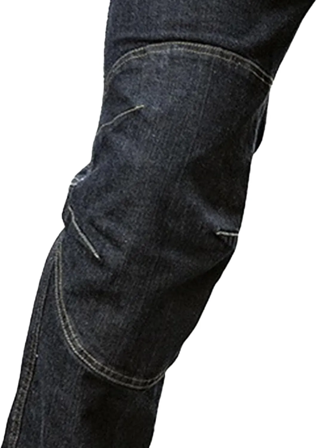 Men's Straight Leg Biker Workwear Jeans Slim Fit Motorcycle Denim Pants Stretch Casual Streetwear Jeans
