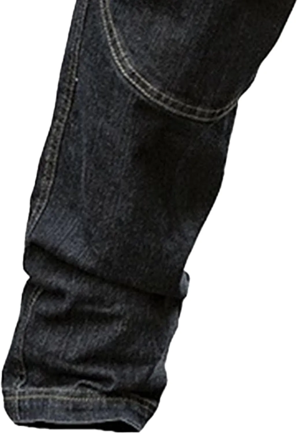 Men's Straight Leg Biker Workwear Jeans Slim Fit Motorcycle Denim Pants Stretch Casual Streetwear Jeans