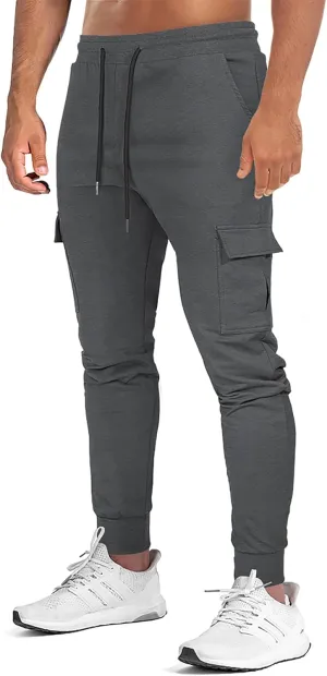 Men's Sweatpants Cargo Joggers Pants Athletic Traning Track Pants Joggers with Pockets