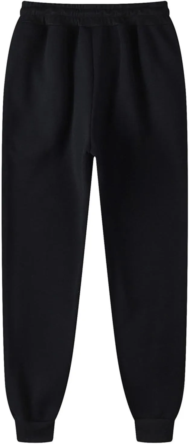 Mens Sweatpants Casual Drawstring Fleece Sweat Pants Outdoor Stretch Sport Relax Fit Active Big and Tall Joggers