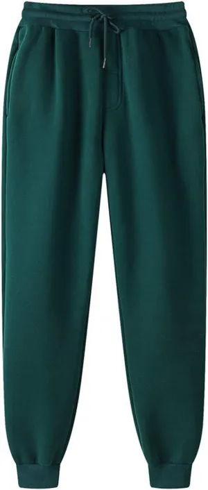 Mens Sweatpants Casual Drawstring Fleece Sweat Pants Outdoor Stretch Sport Relax Fit Active Big and Tall Joggers