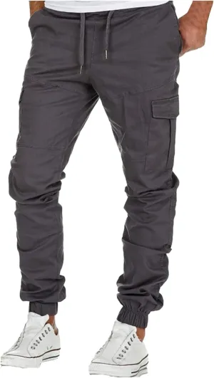 Mens Sweatpants with Pockets Big and Tall Sports Sweatpants Slim Fit Fashion Men's Pants Sweat Pants for Men Regular