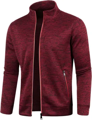 Mens Sweatshirts Mock Neck Full Zip Sweatshirts Athletic Jogging Sweatshirts Winter Jackets Coat Sweater Hoodie Pullover