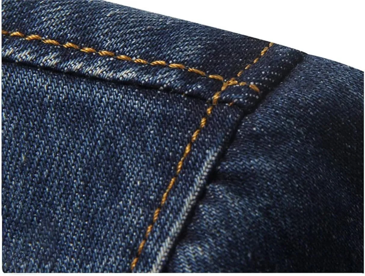 Men's Winter Denim Jackets Casual Laple Denim Windbreaker Coats Classic Motorcycle Jean Jackets