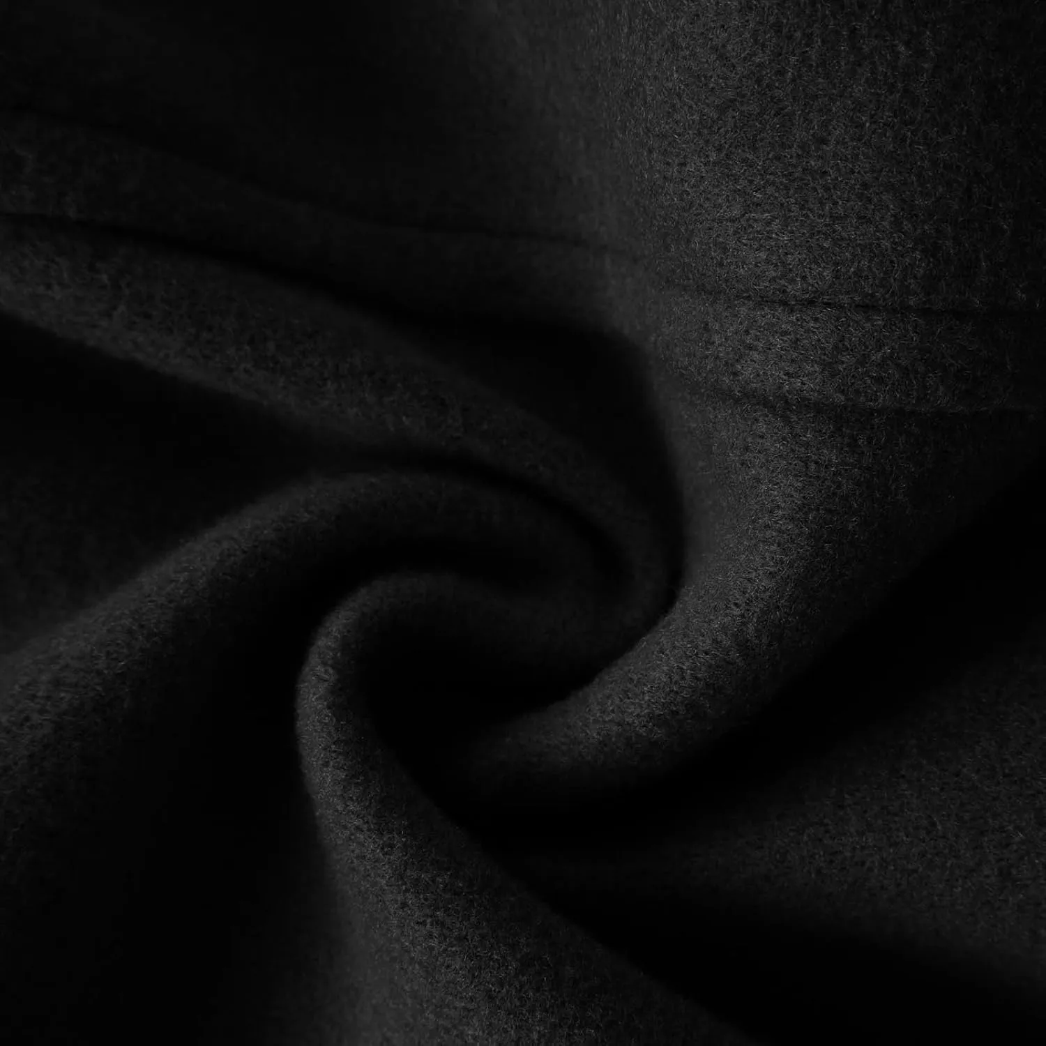 Men's Wool Blend Double Breasted Pea Coat Classic Notched Collar Warm Woolen Trench Coats Slim Fit Winter Outerwear