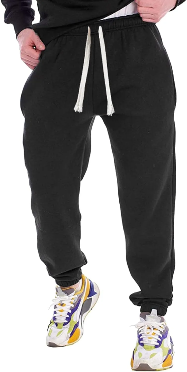 Mens Workout Cargo Sweatpants Ripstop Cargo Pants Lightweight Cotton Jogger Work Pants 6 Pocket Full Outdoor Casual