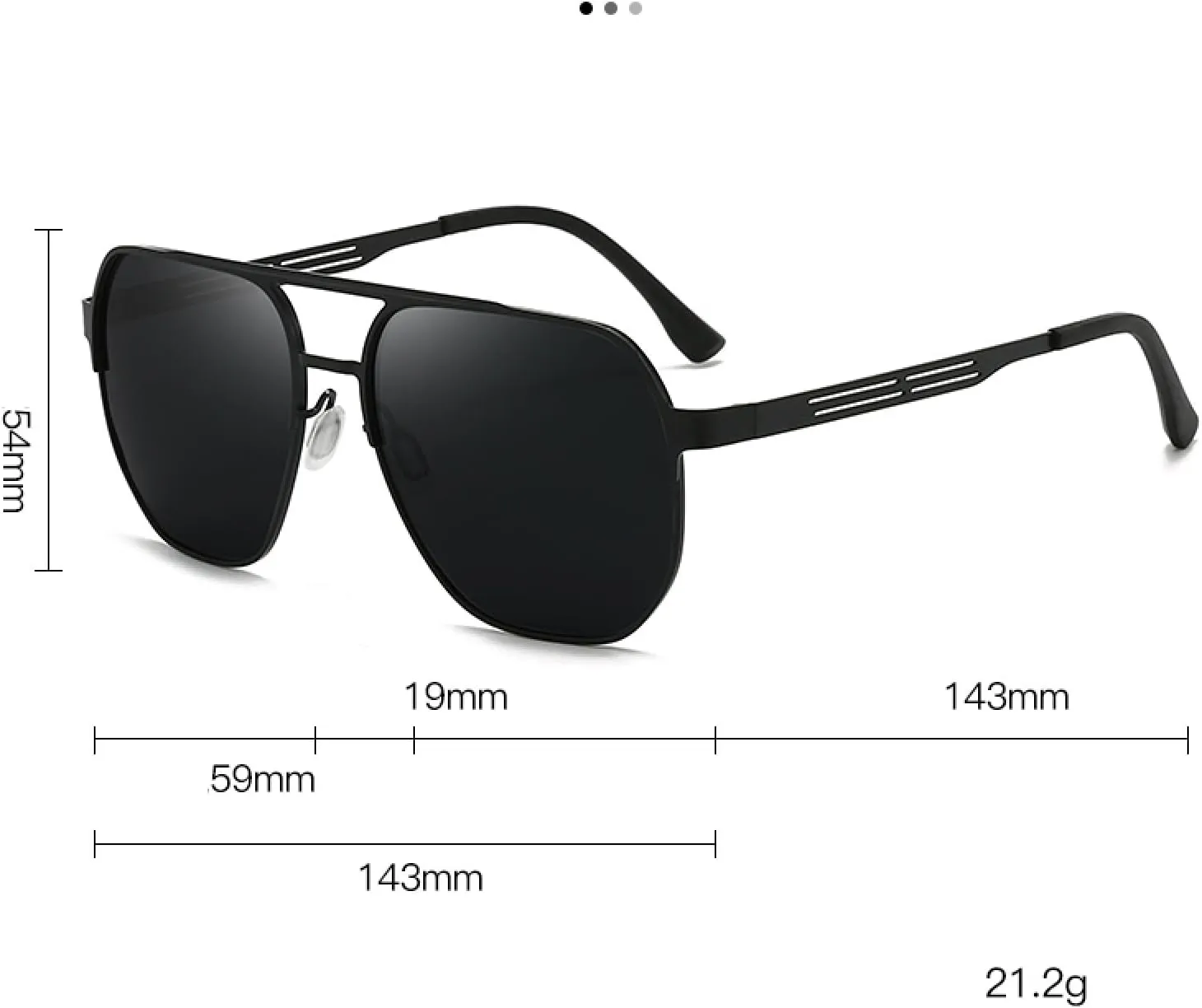 Metal Sunglasses Retro Driver Photochromic