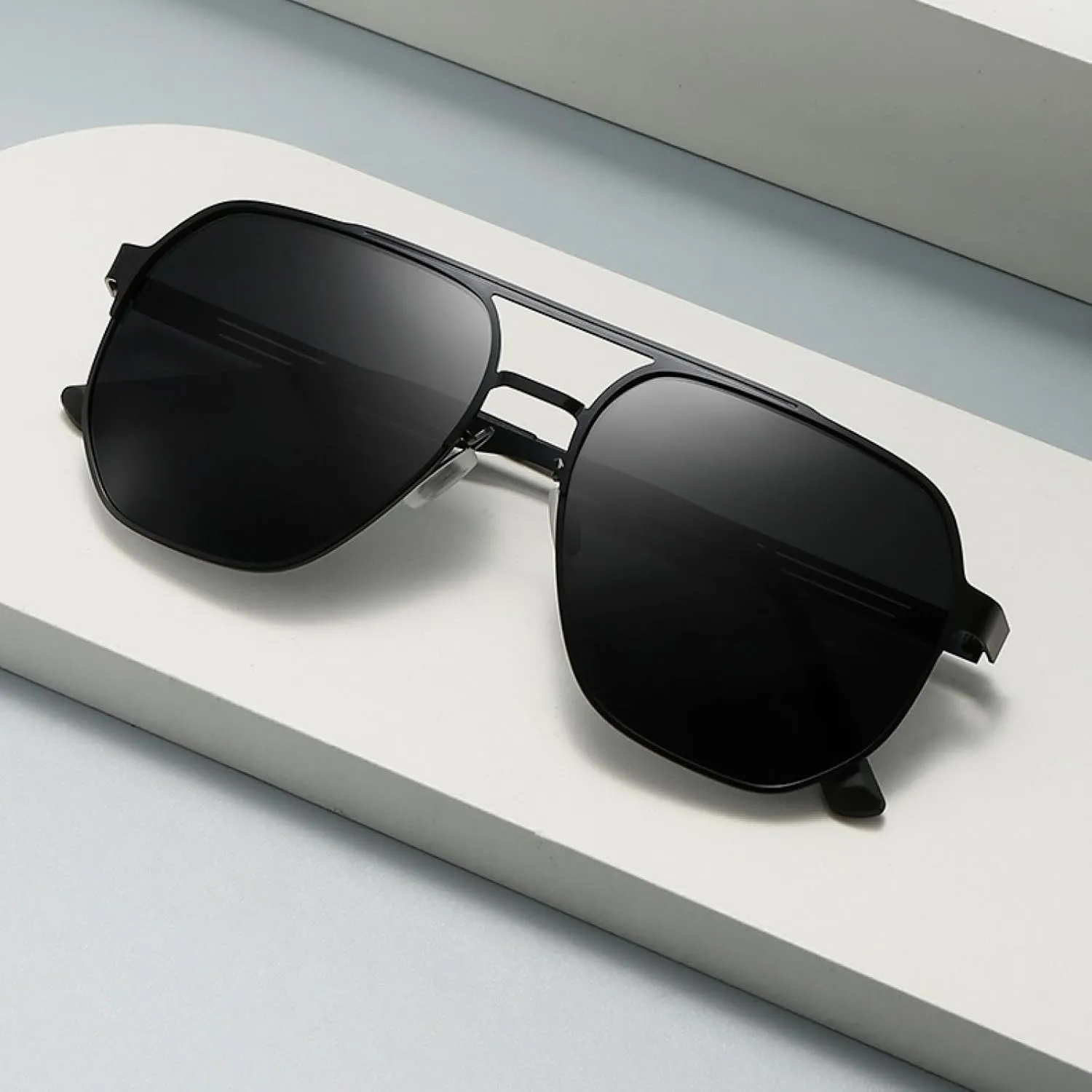 Metal Sunglasses Retro Driver Photochromic