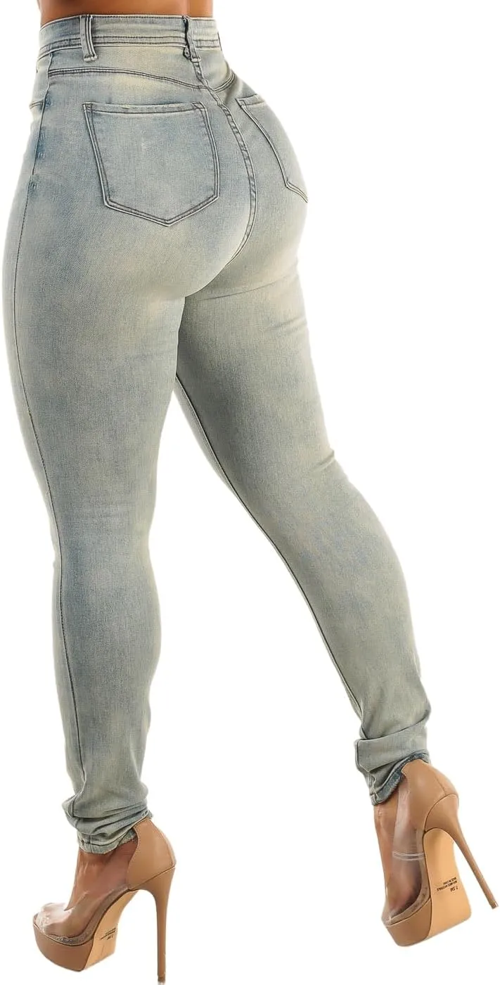 Moda Xpress Ultra High Waisted Jeans for Women - Skinny Jeans - Stretchable Slim Fit Jeans
